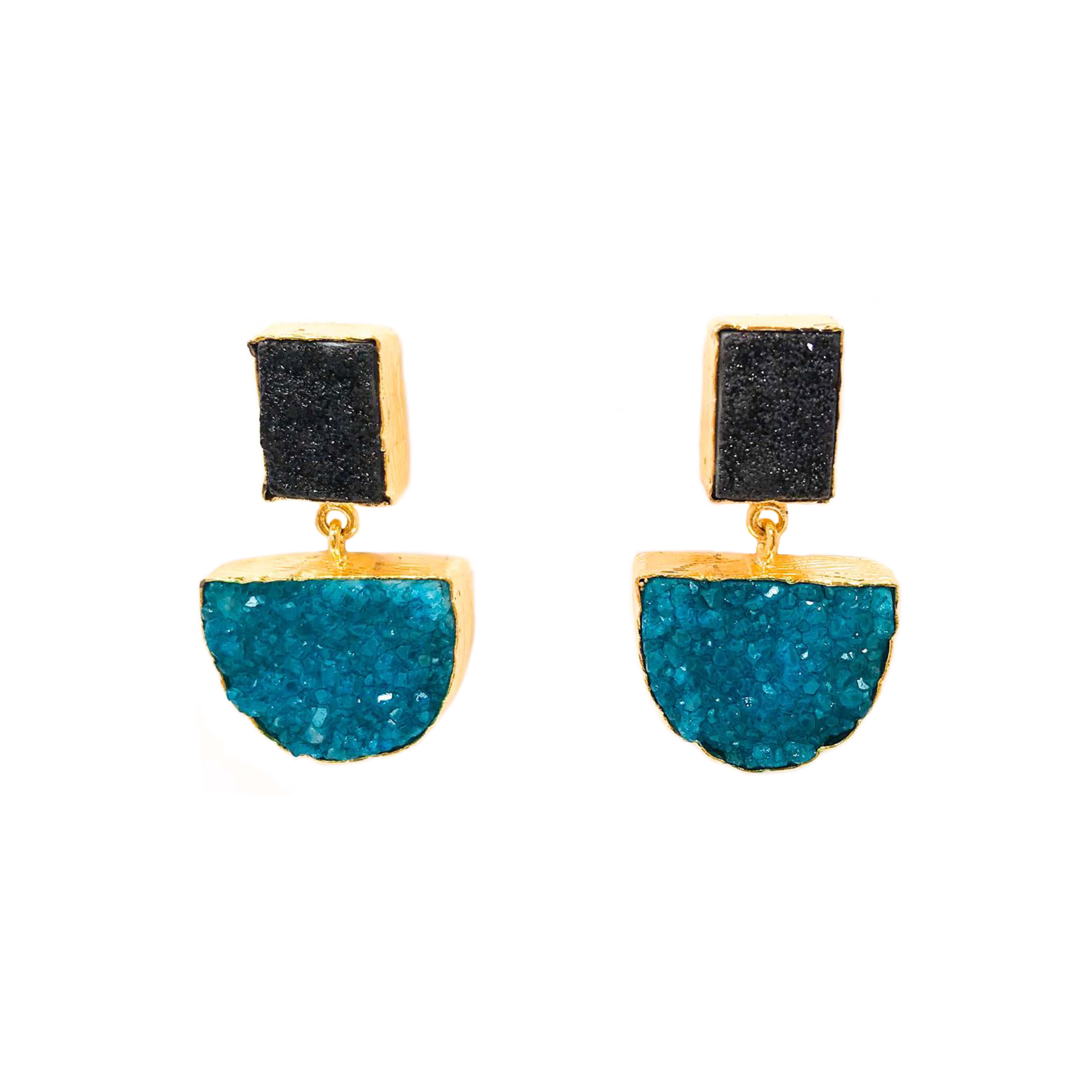 Suzanne Earrings Turquoise (semi-precious) Suzanne Earrings Turquoise (semi-precious)
